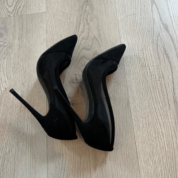 Women 12cm/4.72 Inch Pointed Toe High Heel Pumps Sexy Slip Stiletto Mesh Sz.7 US - Picture 8 of 9